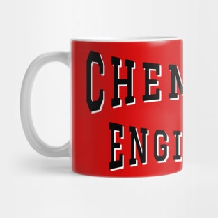 Chemical Engineer in Black Color Text Mug